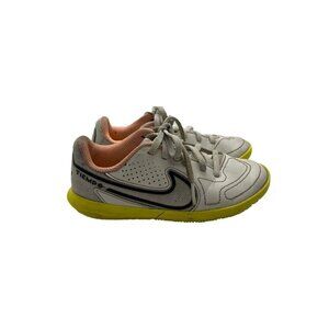 Nike Tiempo Legend 9 Kids Children's Shoes White Yellow Size 12C DA1332-002